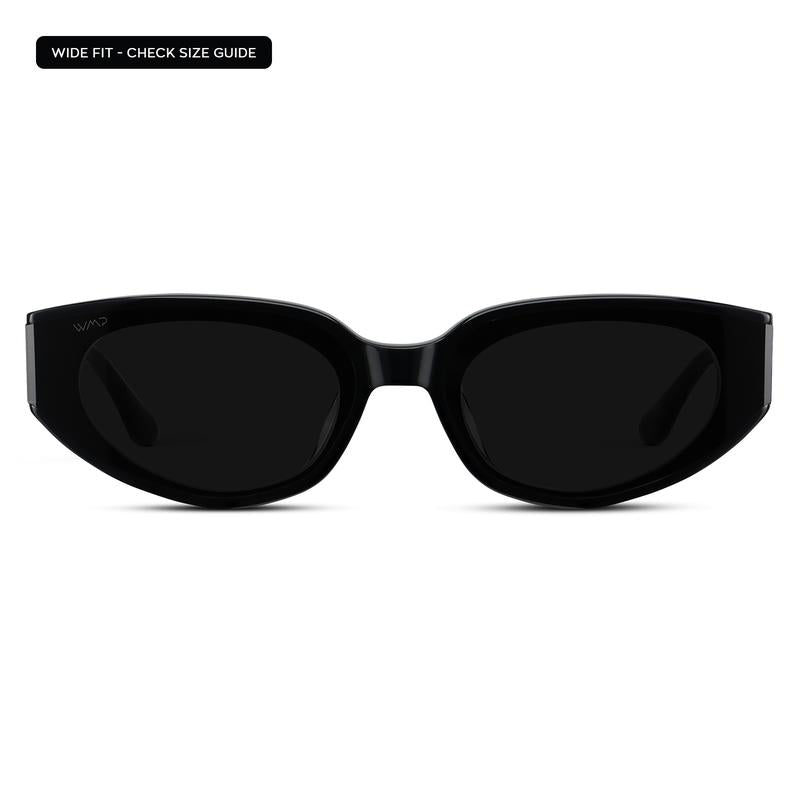 Synix Flat-Lens Cat-Eye Sunglasses for Women