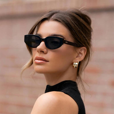 Synix Flat-Lens Cat-Eye Sunglasses for Women
