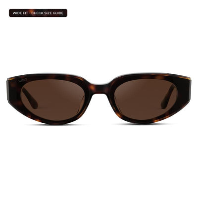 Synix Flat-Lens Cat-Eye Sunglasses for Women