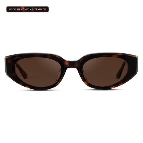 Synix Flat-Lens Cat-Eye Sunglasses for Women